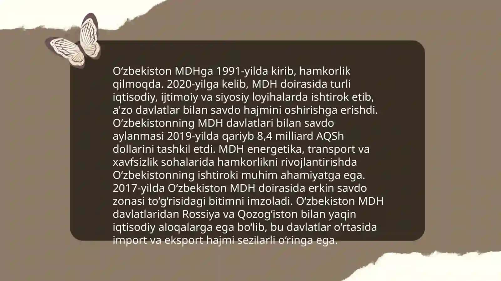 O'zbekistoning xalqaro tashkilotlar bilan hamkorlik aloqalari 4