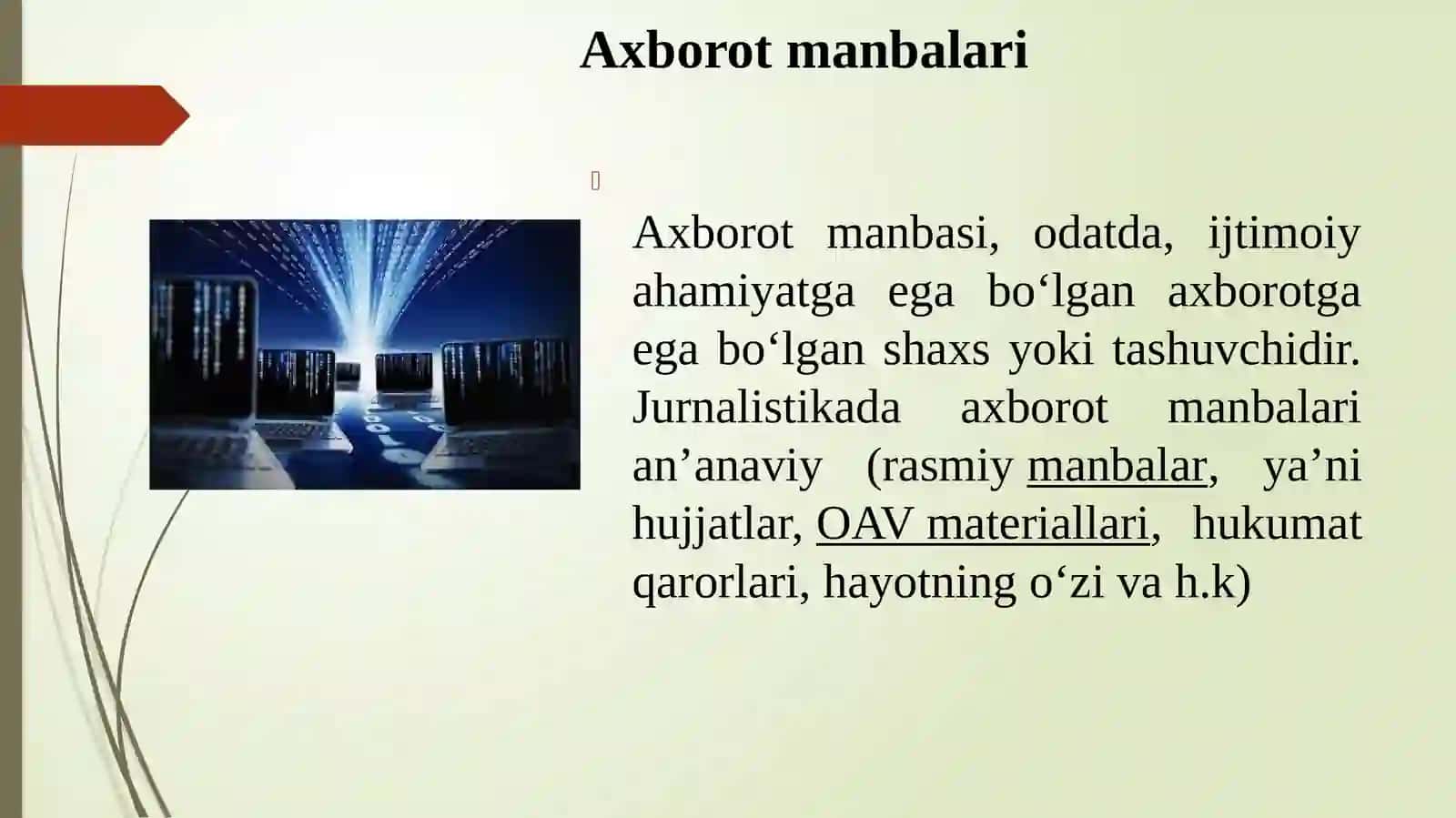 Jahon media va axborot makonlari darakobat muhitida 4