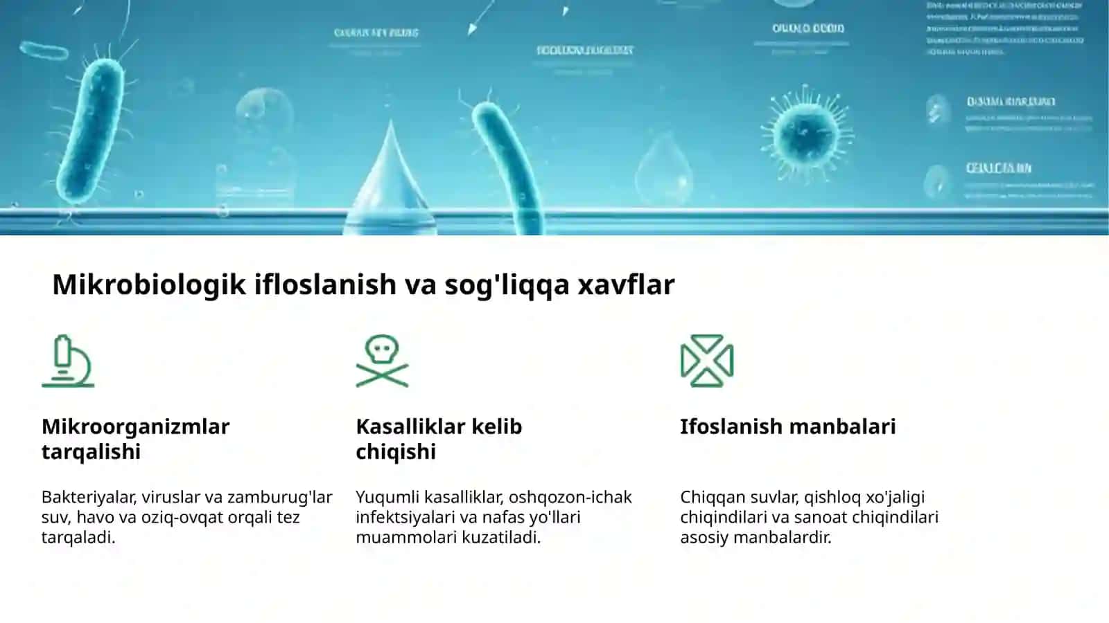 Suv havzalarini ifloslanishi: muammo va yechimlar 4