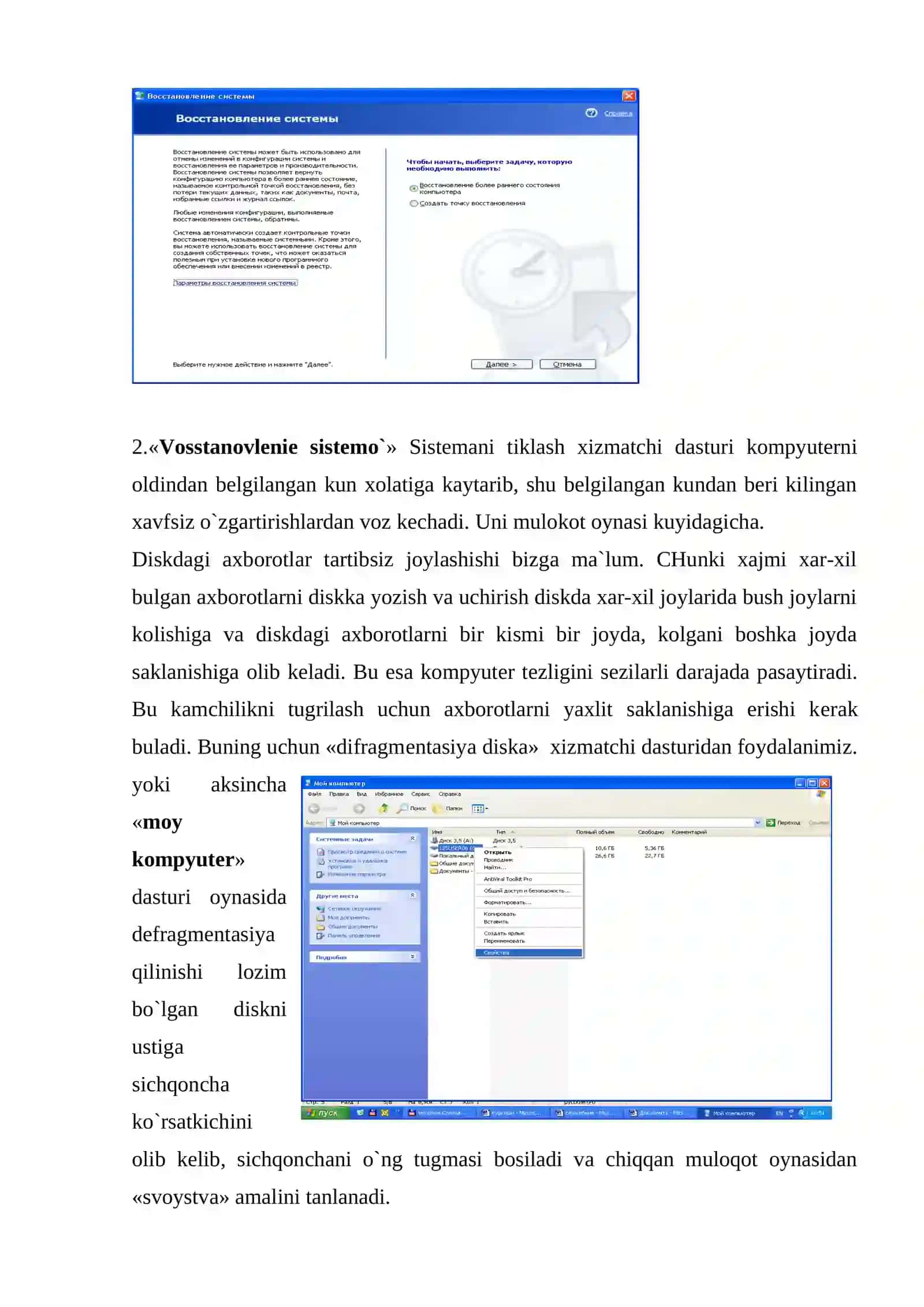 Windows opеrasion sistеmasi 4