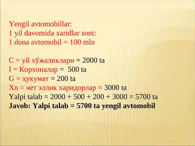 Yalpi talab - AD-AS modeli 4