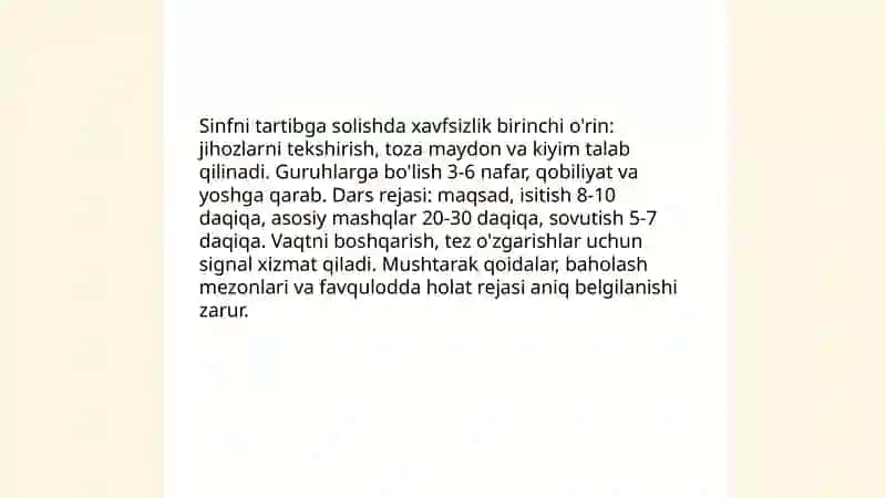 Jismoniy tarbiya darslarini o'tkazish uslubiyati 4