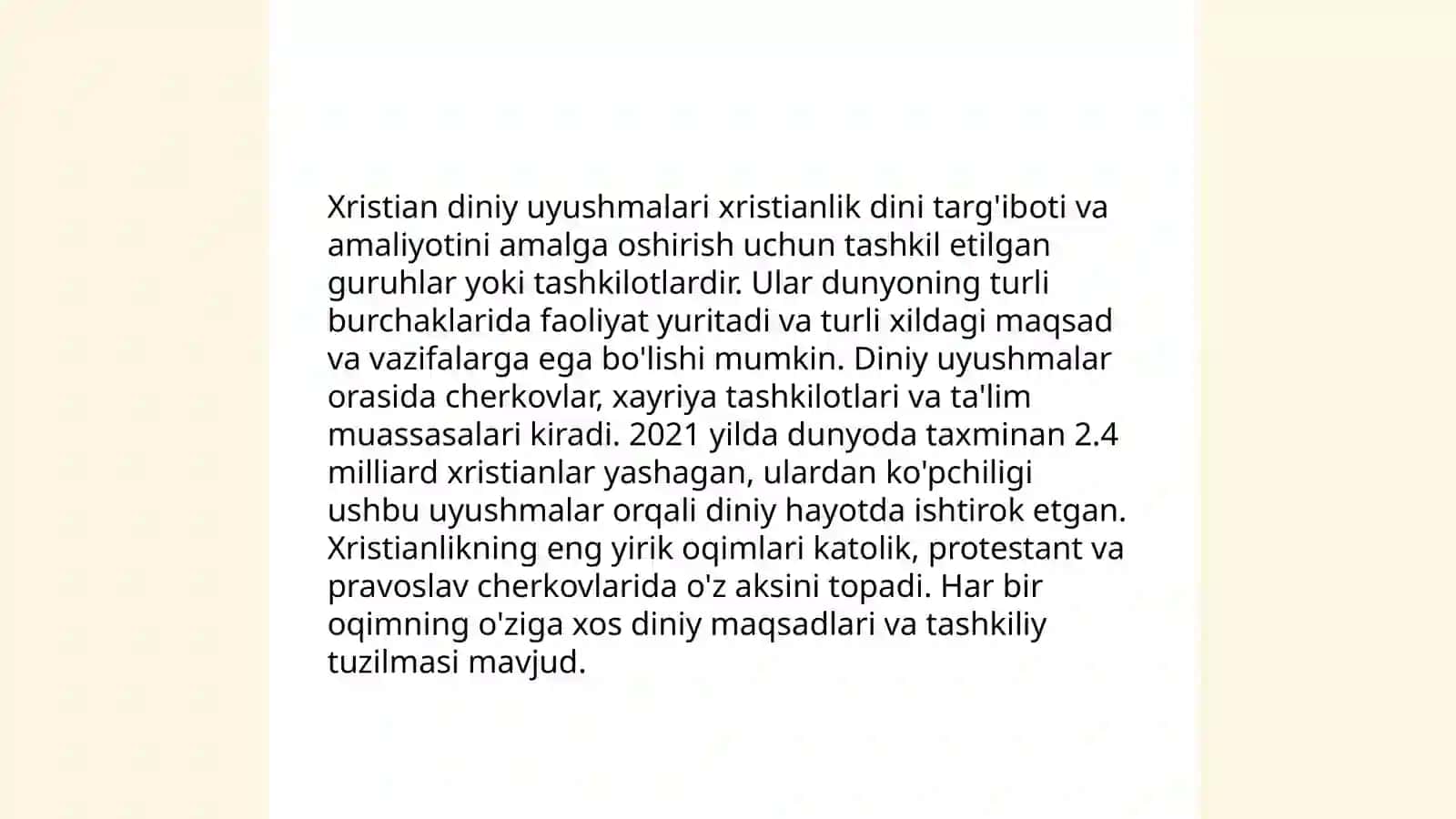 O'zbekistonda faoliyat yurutuvchi diniy tashkilotlar 4