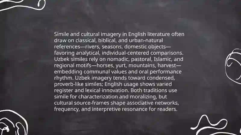 Stylistic Devices in English and Uzbek Literature: A Comparative Approach 4