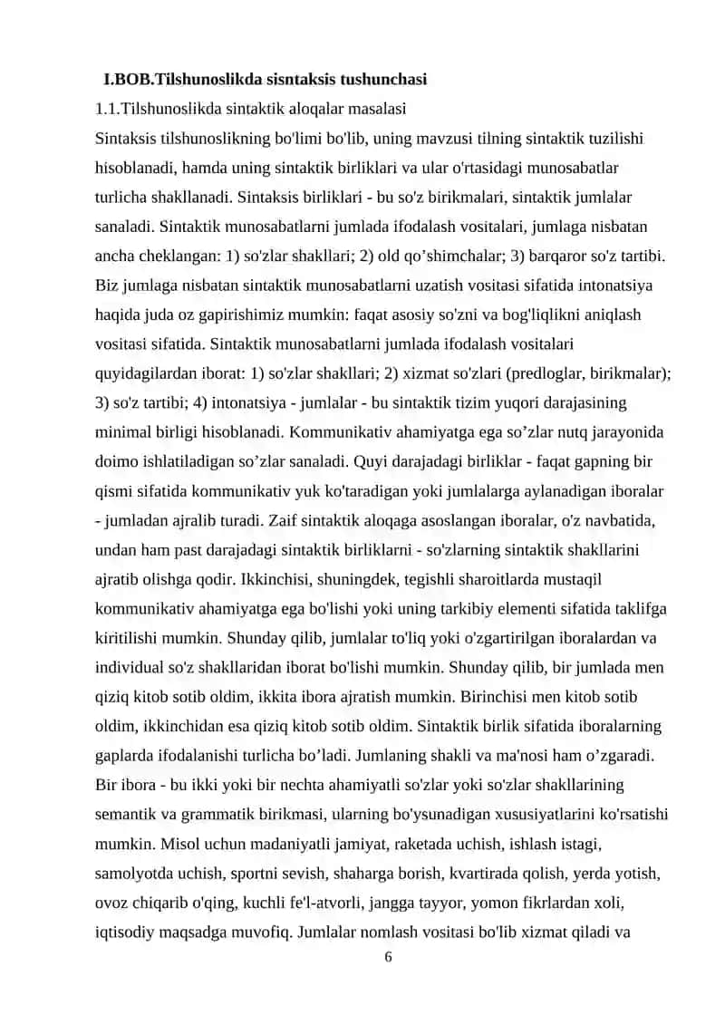 Tilshunoslikda Sintaktik Aloqalar 4