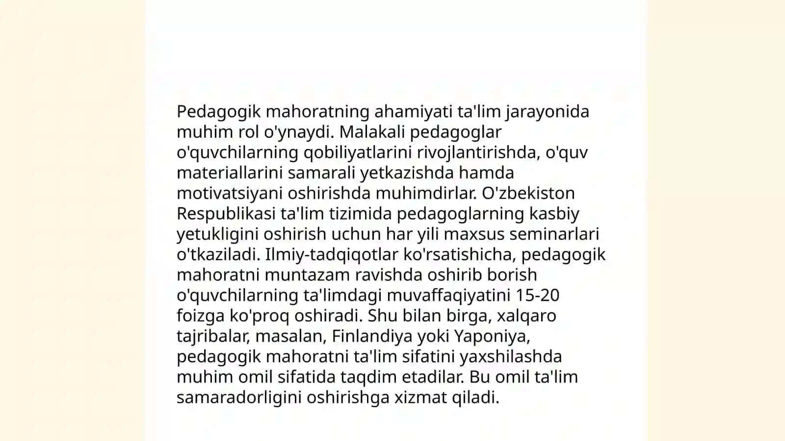 Pedagogik mahorat fani haqida tushuncha 4