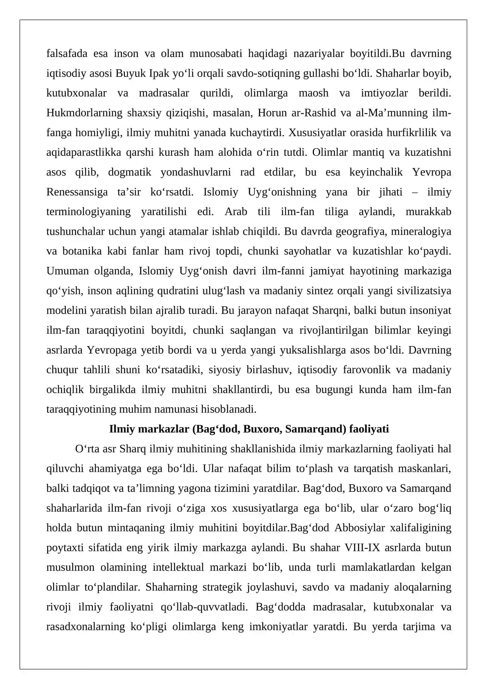 O‘rta asr Sharq allomalari ilmiy merosini o‘rganishda Ibn an-Nadimning “al-Fihrist” asari o‘rni 4