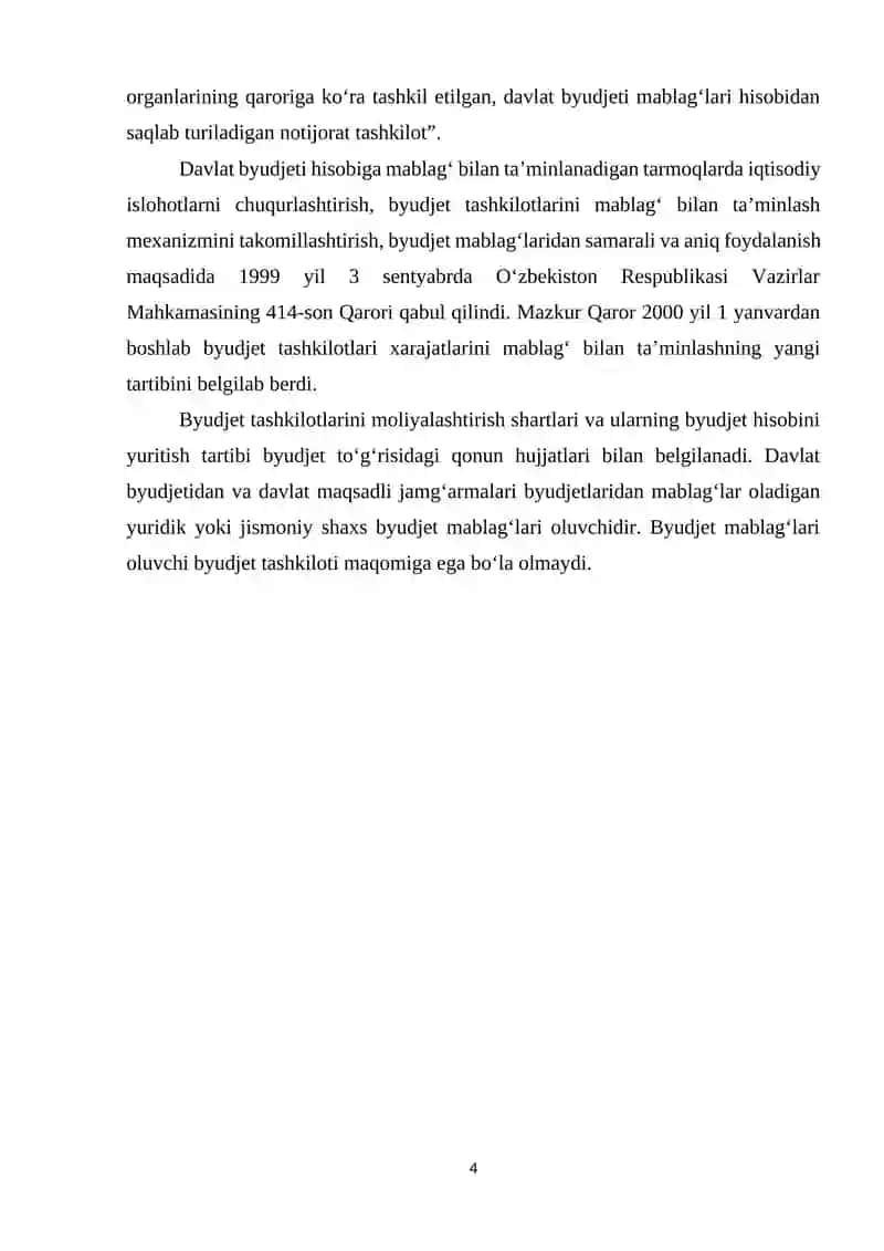 Davlat byudjeti va davlat maqsadli jamg’armalari byudjeti daromadlari ijrosi hisobi 4