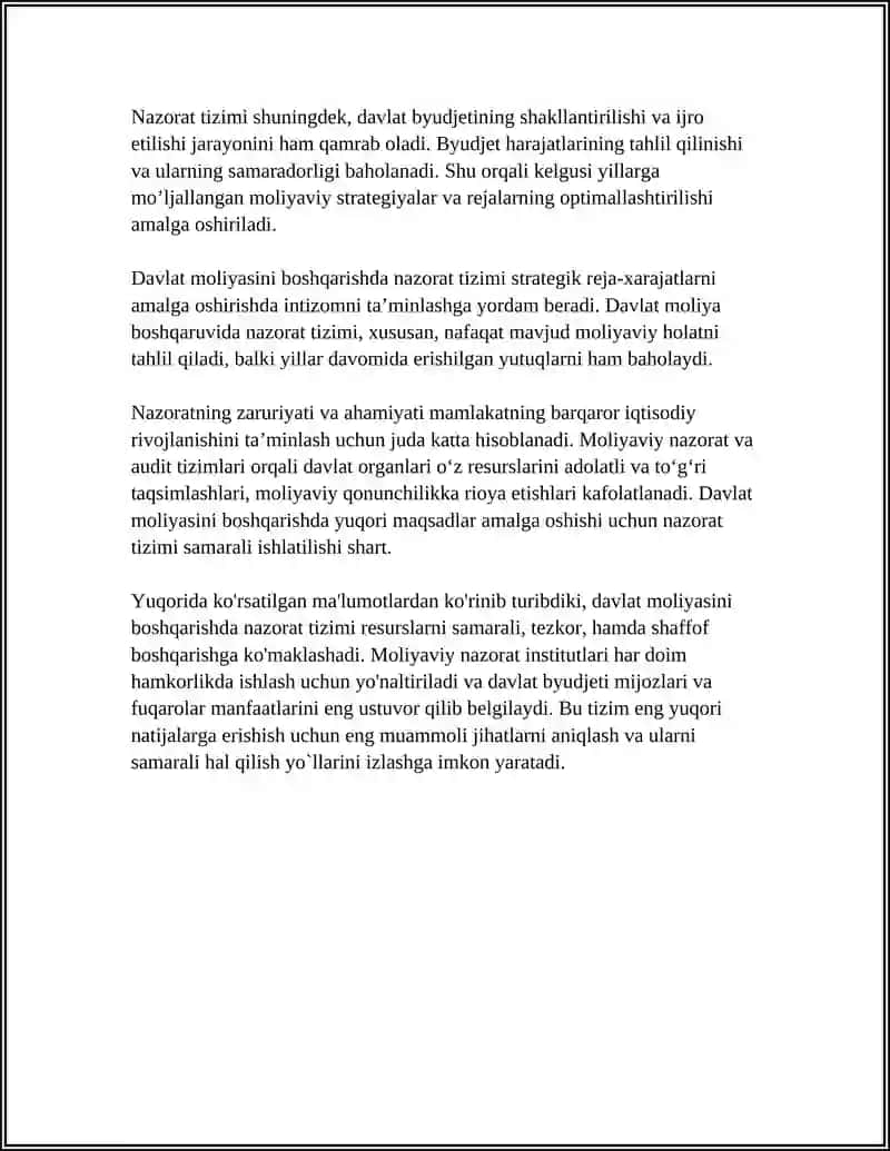 DAVLAT MOLIYASINI BOSHQARISHDA NAZORAT TIZIMI 4
