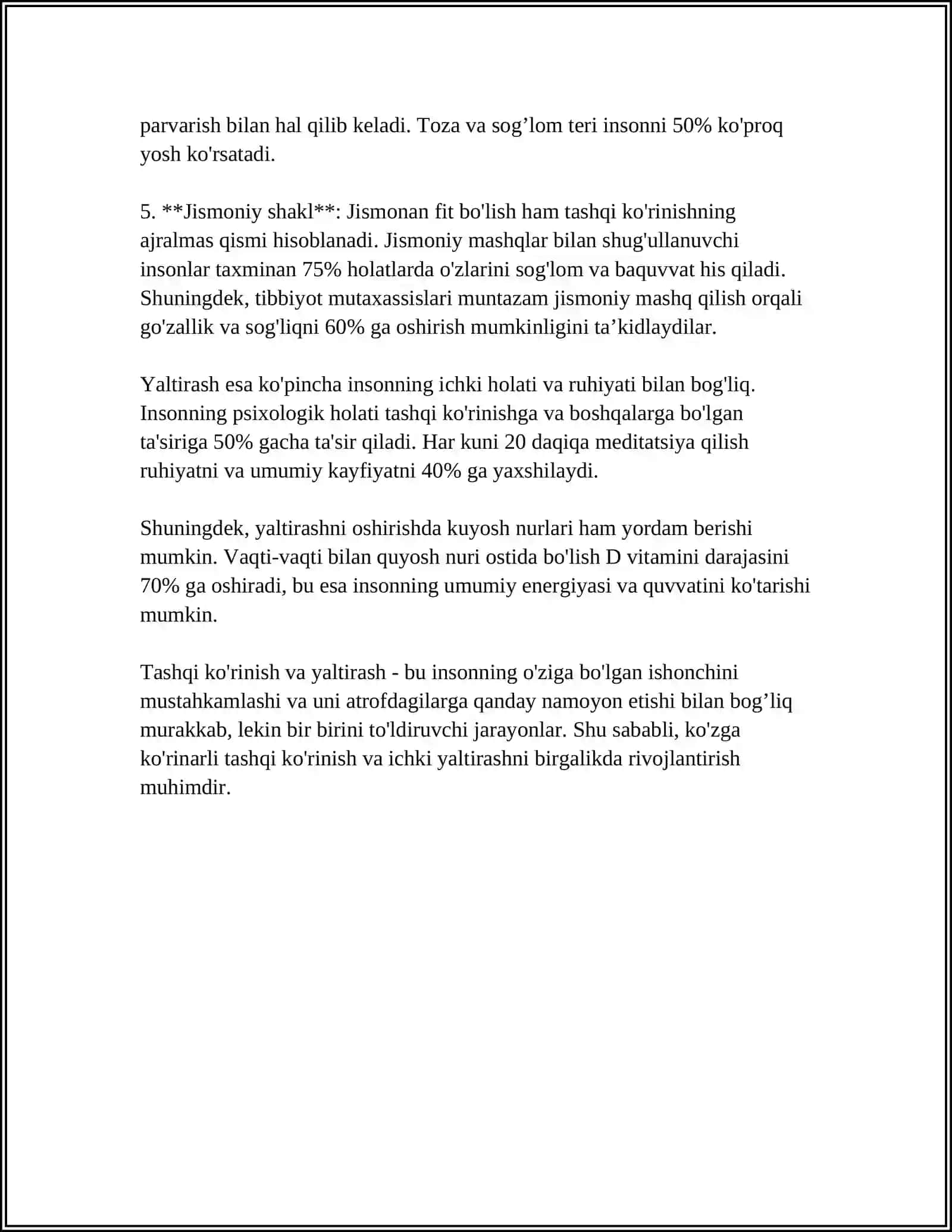 ZIG'IR TOLASINING SIFATINI BELGILOVCHI STANDARTLAR 4