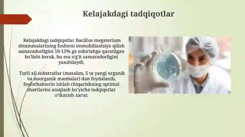 Fosforobakterin ishlab chiqarish texnologiyasi 4