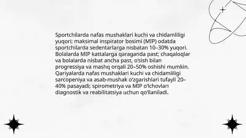 Sportchilar bolalar va qariyalarda nafas tizimi xususiyatlari 4