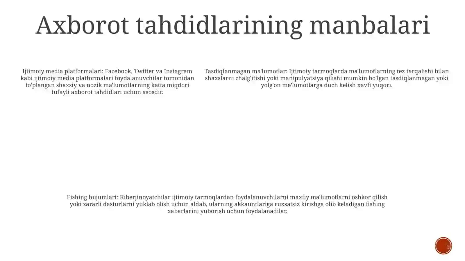 Ijtimoiy Tarmoqlarda Axborot Xurujlari Va Tahdidlari 4