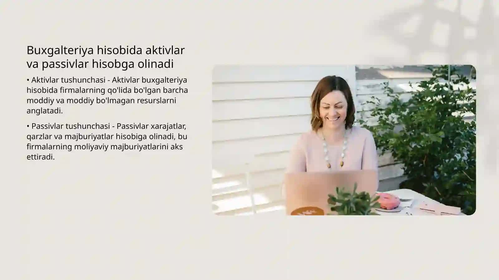 Buxgalteriya hisobining ob'ekti 4