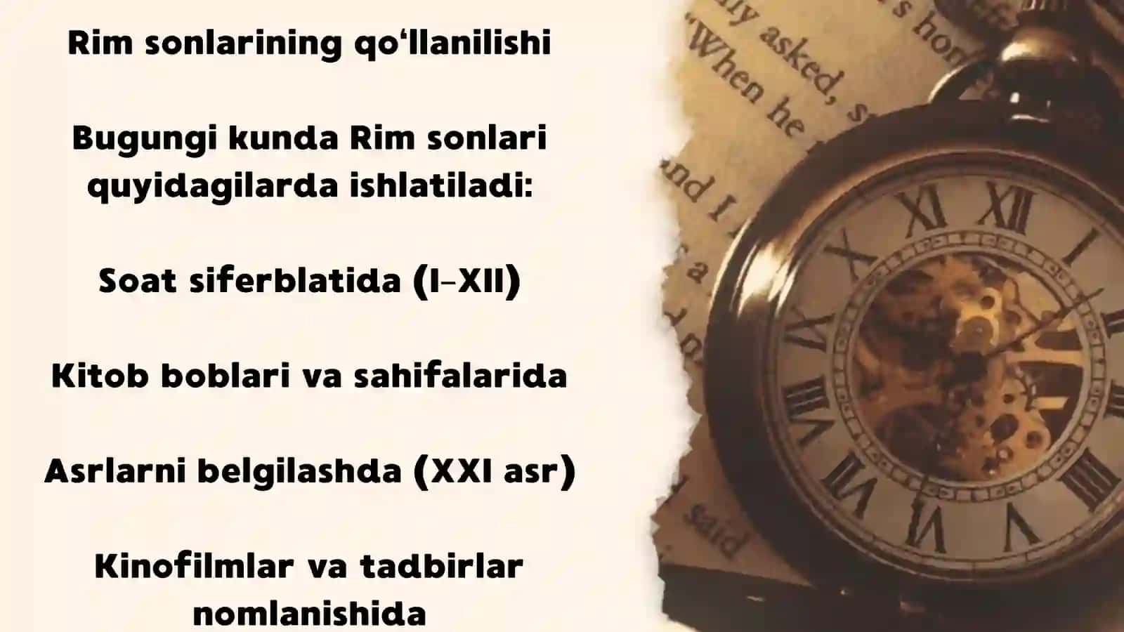 Rim sonlari va Rim kalendari 4