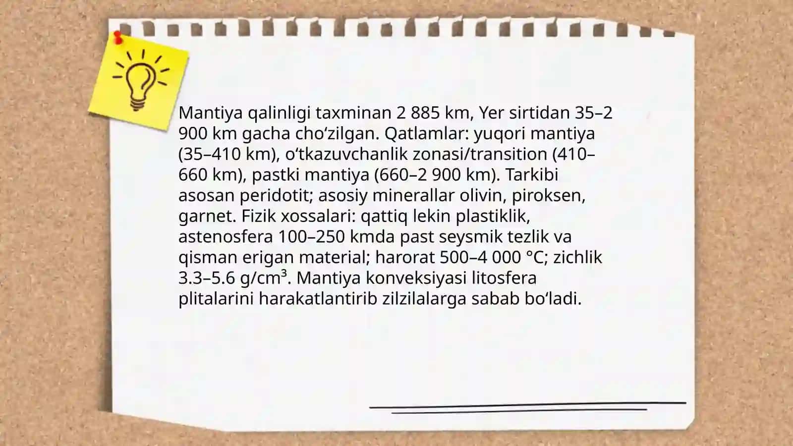 Yerning ichki va tashqi qobigʻi tuzilishi. Zilzila sabablari 4