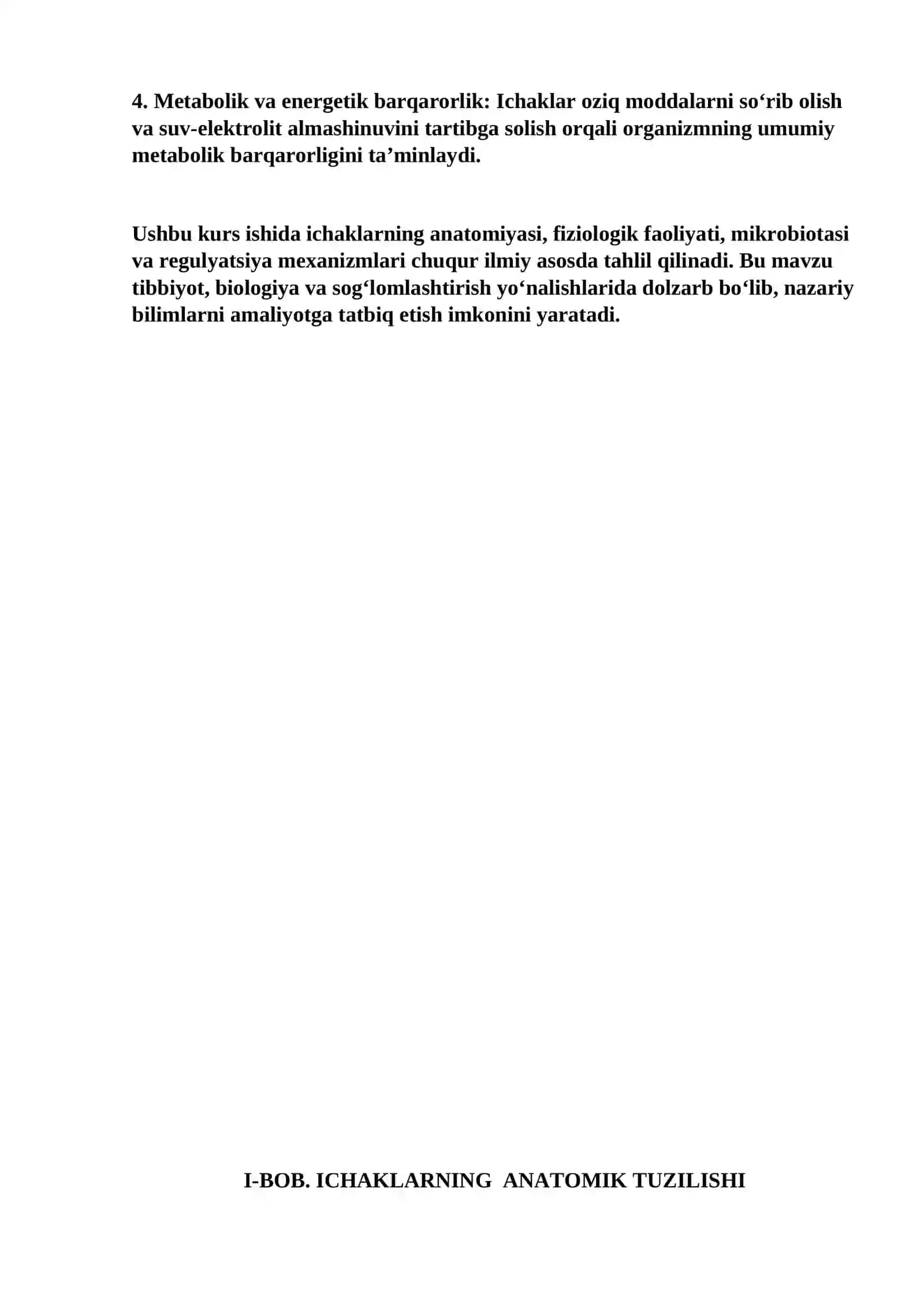 ICHAKLARNING ANATOMIYASI VA FIZIOLOGIYASI 4