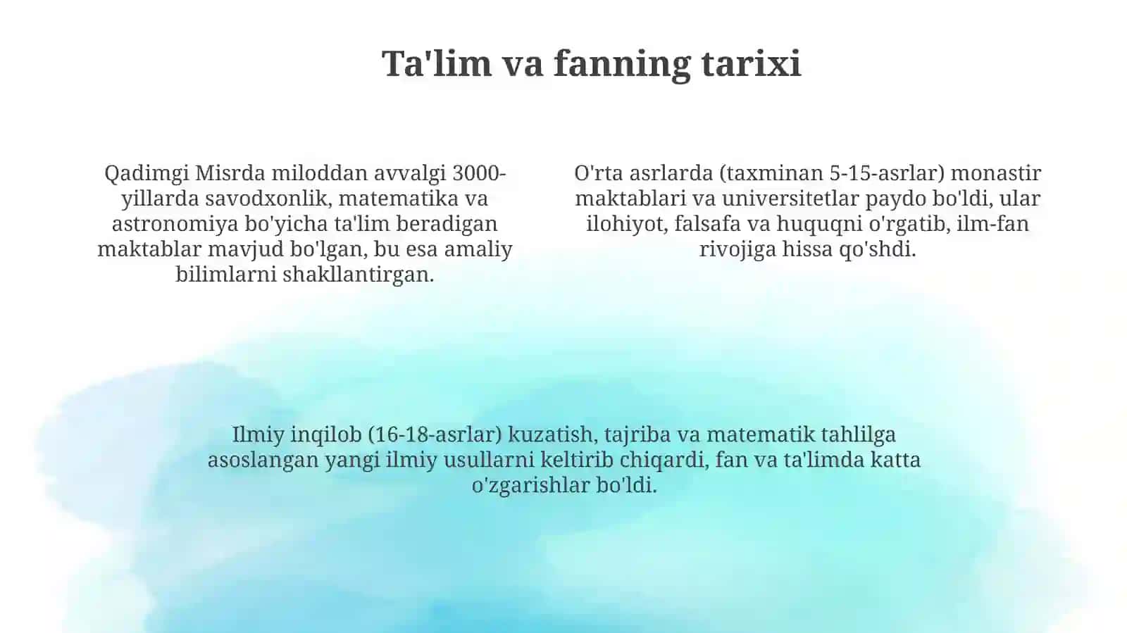 Ta'lim va fan individual va jamoaviy ijod mahsuli sifatida 4