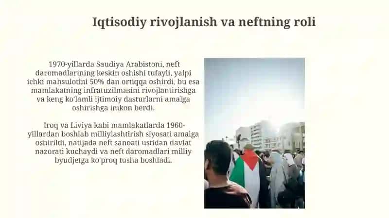 Arab mamlakatlari XX asr ikkinchi yarmida 4