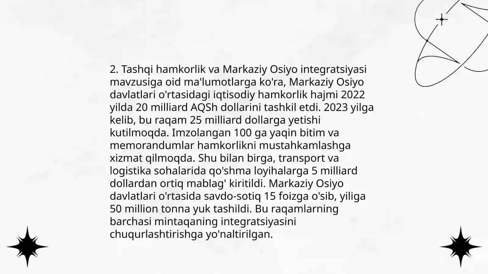O'zbekistonning Markaziy Osiyoda Tinchlik va Barqarorlik 4