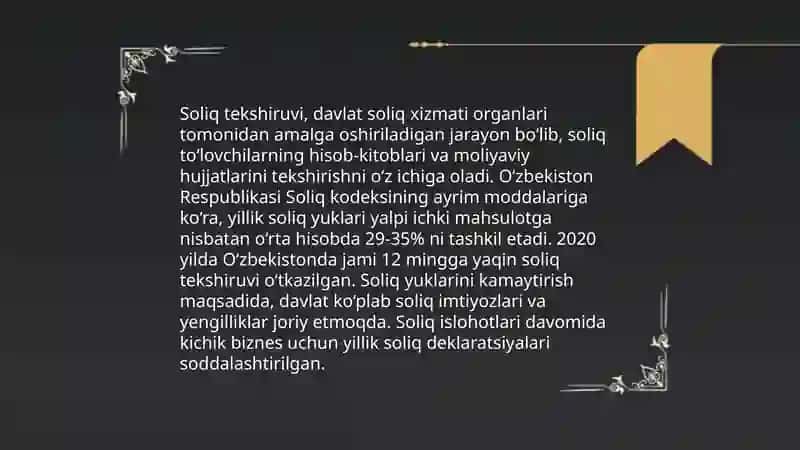 Sayyor soliq tekshiruvi 4