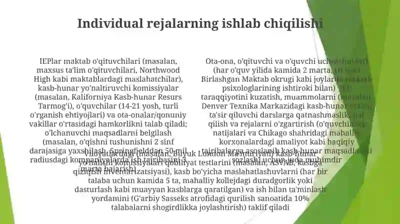 Kasb-hunarga yoʻnaltirish komissiyalari. Oʻquvchilar va ota-onalar bilan ishlash 4
