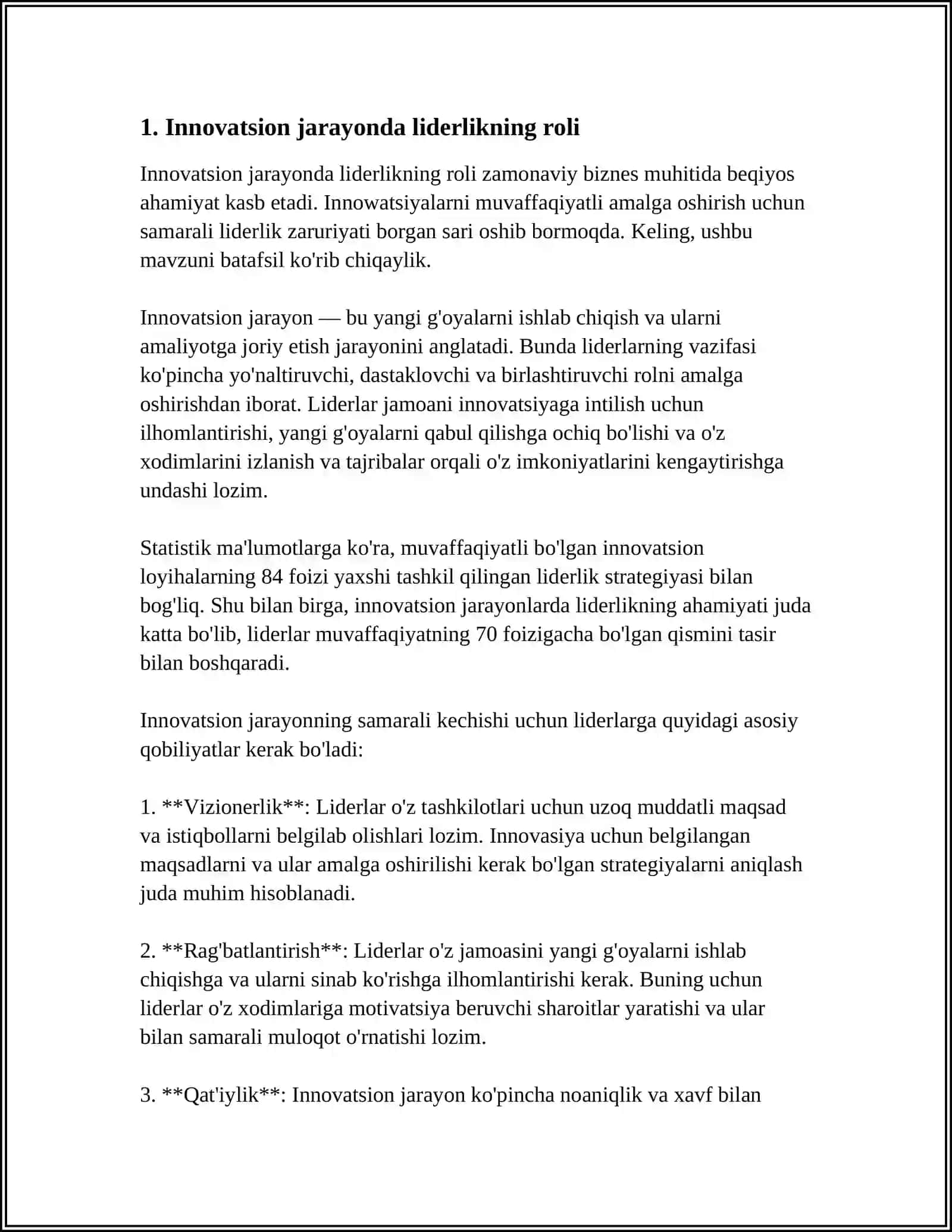 KORXONALARDA INNOVATSION JARAYONGA TA’SIR ETUVCHI OMILLAR 4