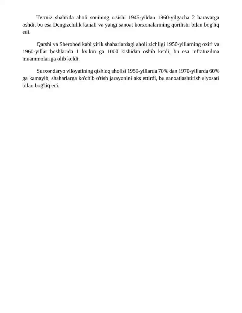Surxondaryo viloyatining ikkinchi jahon urushidan kiyingi hayoti 4