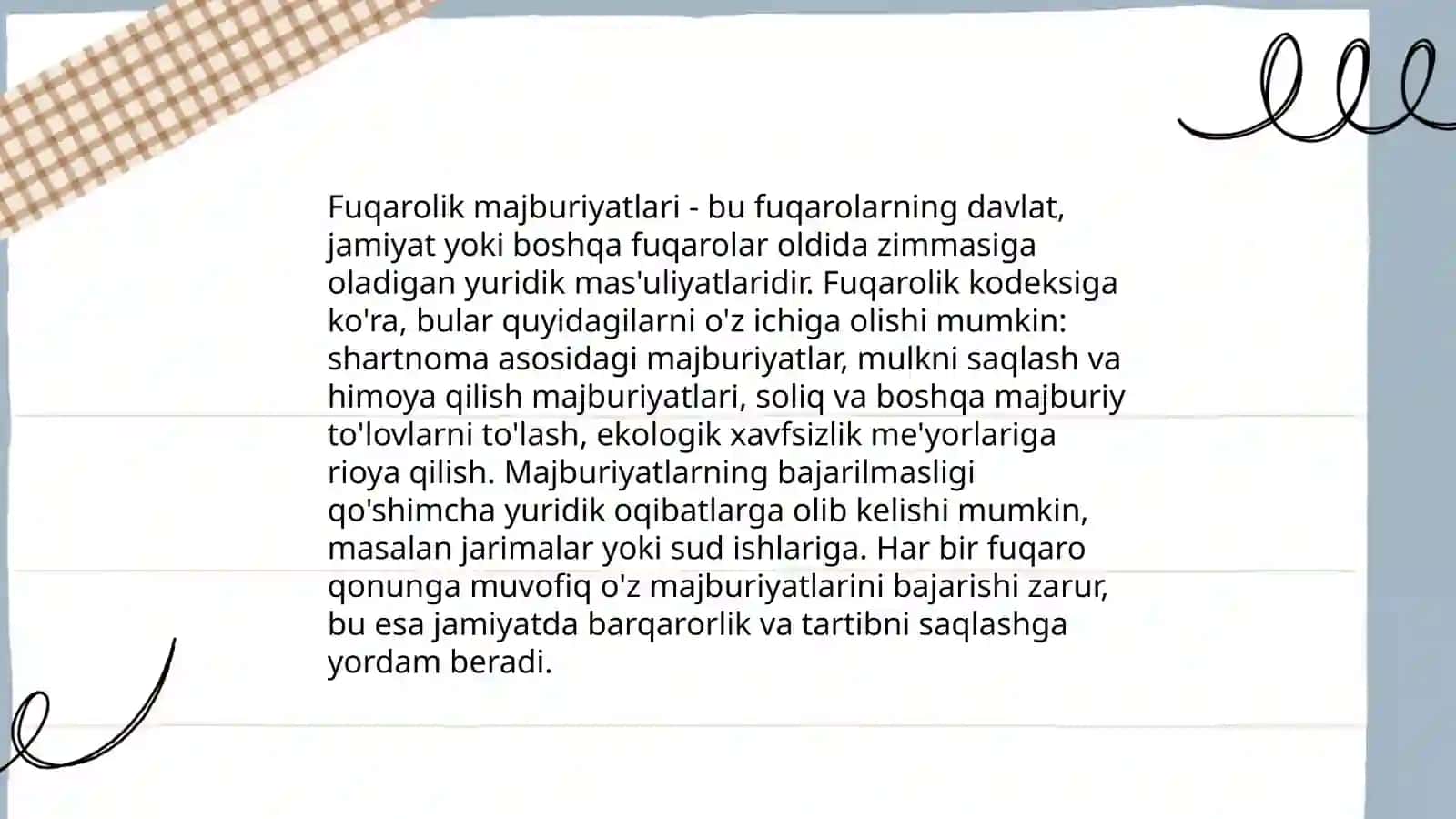 Fuqarolarning huquqlari, burchlari va erkinliklari 4