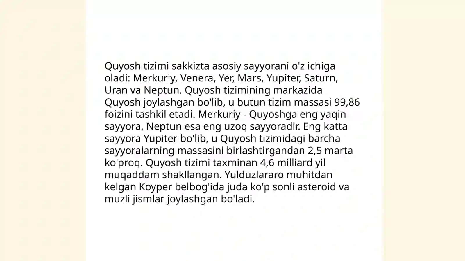 Astronomiya bo‘ylab sayohat. Astronomiya o‘qitishga dastlabki tayyorgarlik 4