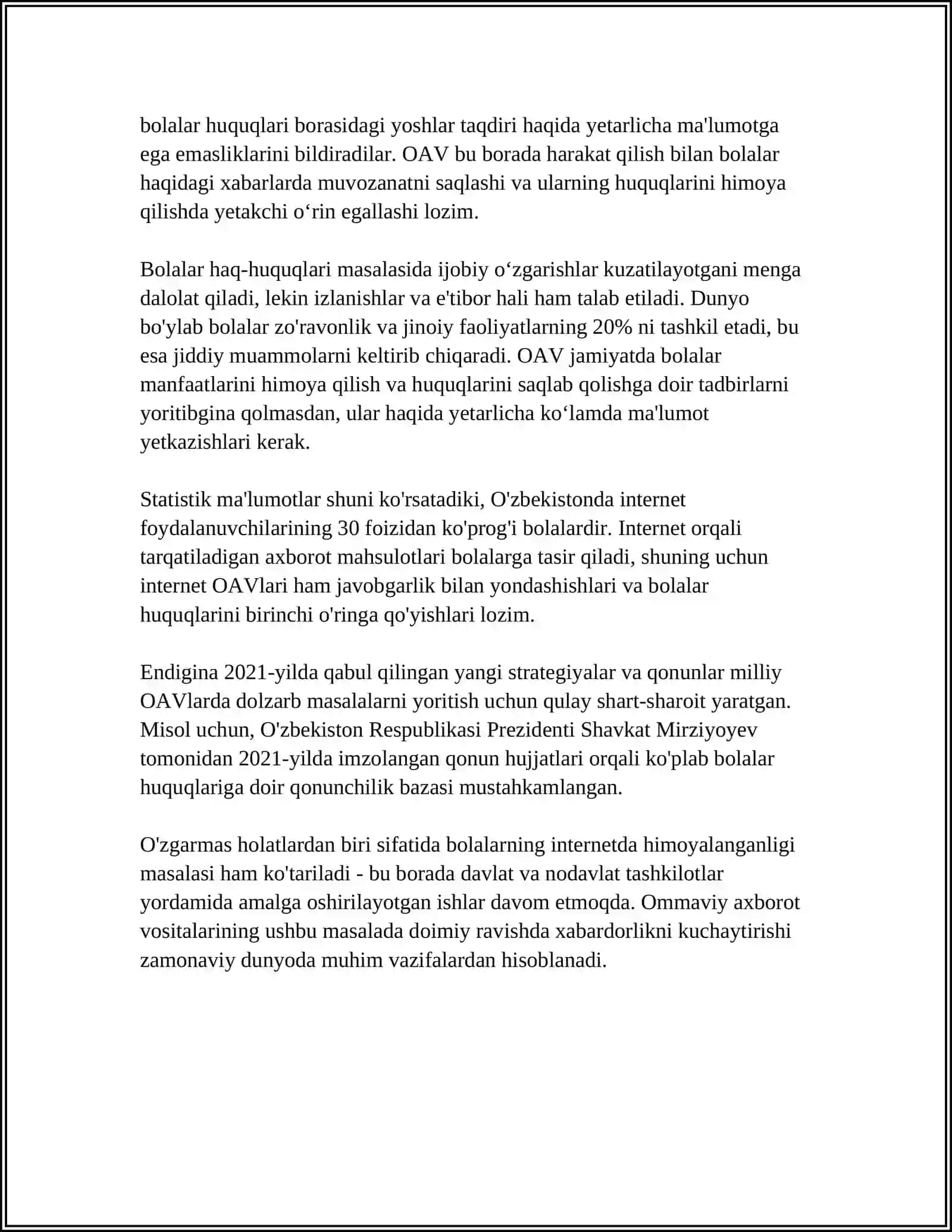 MEDIA MUHITDA BOLA HUQUQLARI 4