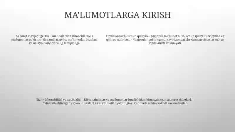 Milliy Axborot Resurslari Bilan Ishlash 4