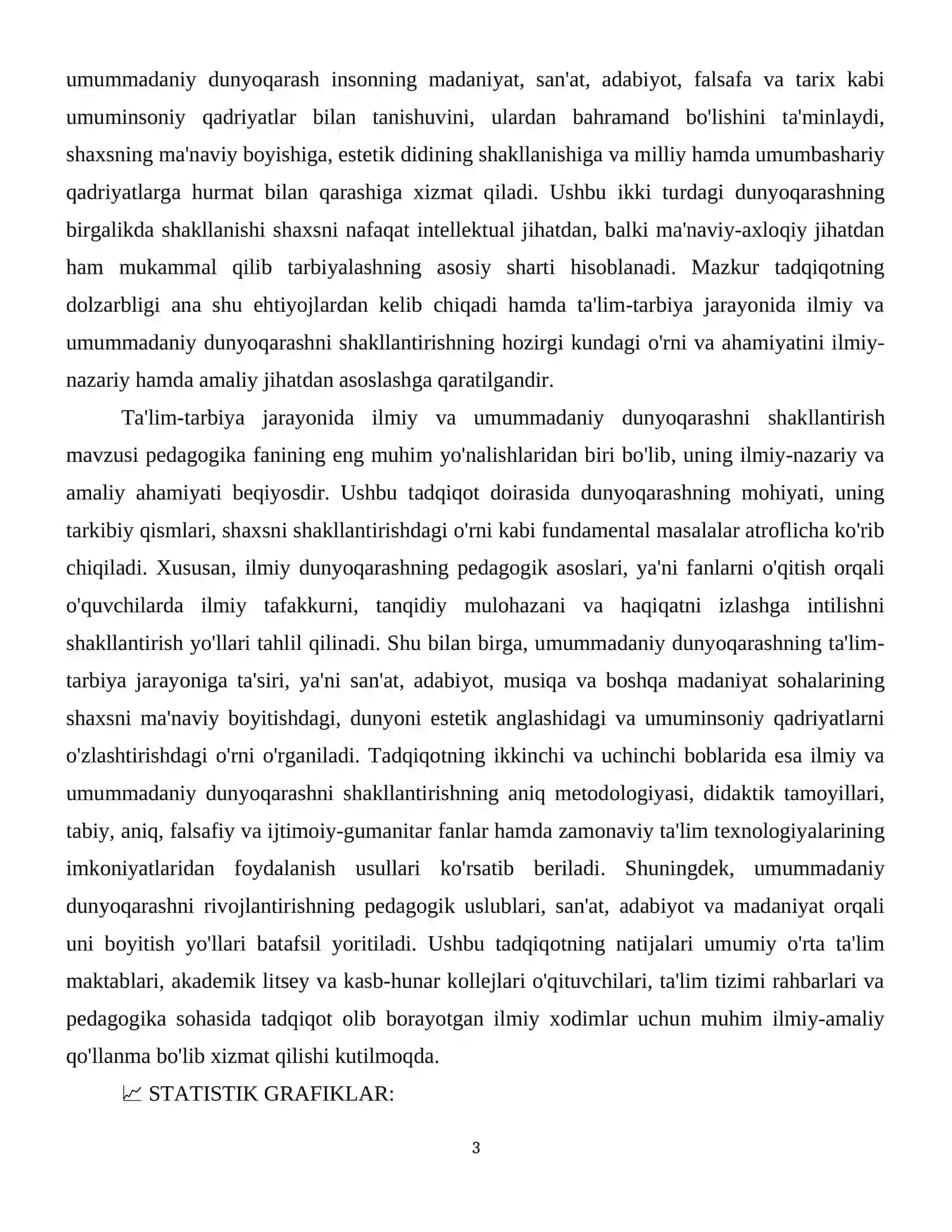 Ta'lim tarbiya jarayonida ilmiy va umummadaniy dunyoqarashni shakllantirish 4