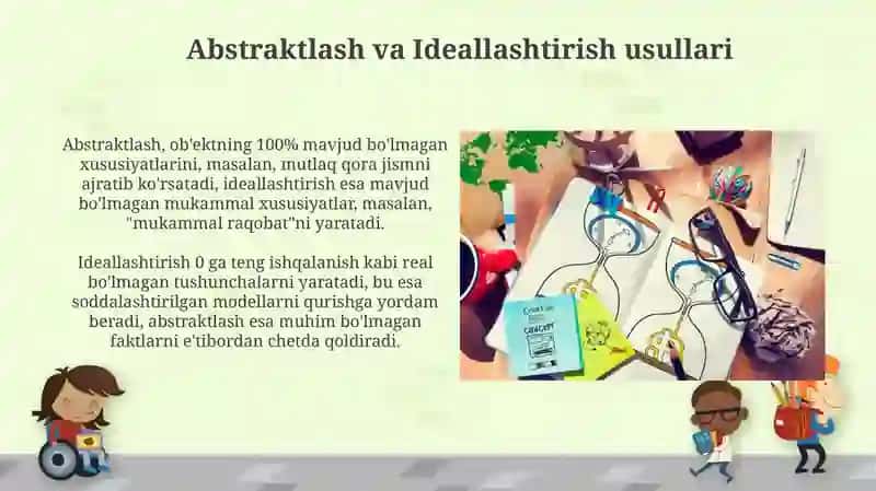Tadqiqotning nazariy darajasini bilish usullari va shakllari 4