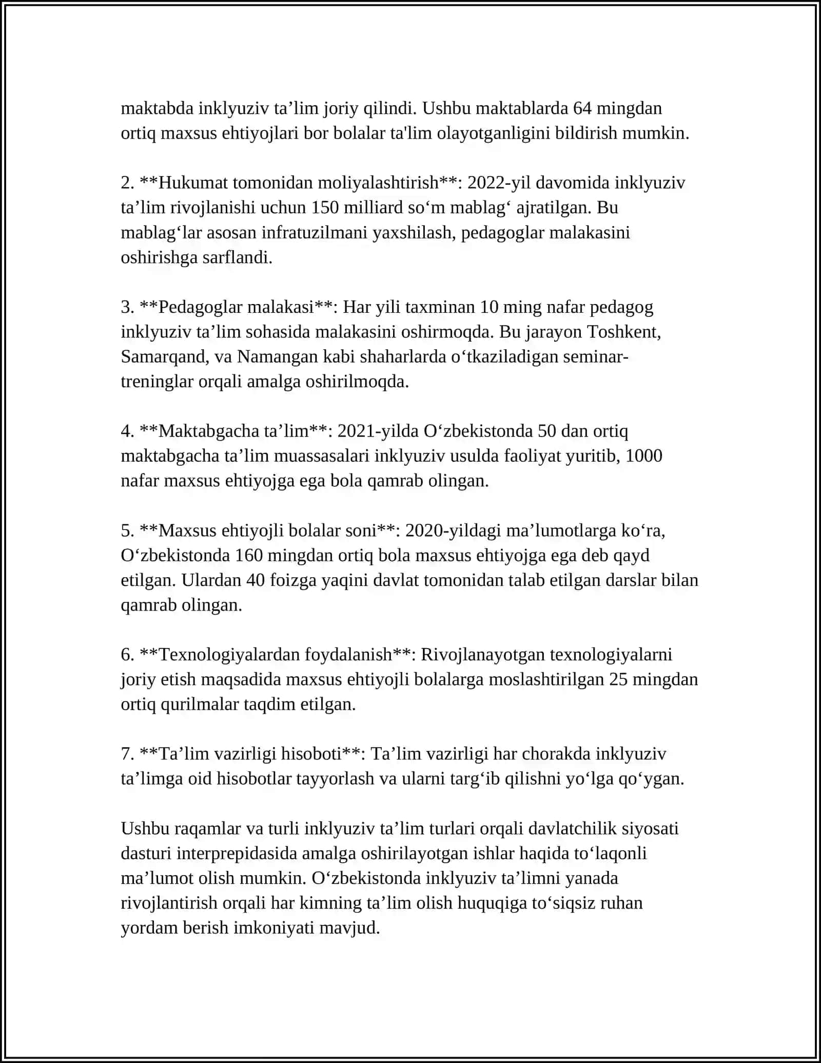 TA'LIM MUASSASALARDA SOG'LOM VA IMKONIYATI CHEKLANGAN YOSHLAR O'ZARO MULOQOTNING IJTIMOIY PERTSEPTSIYASI 4