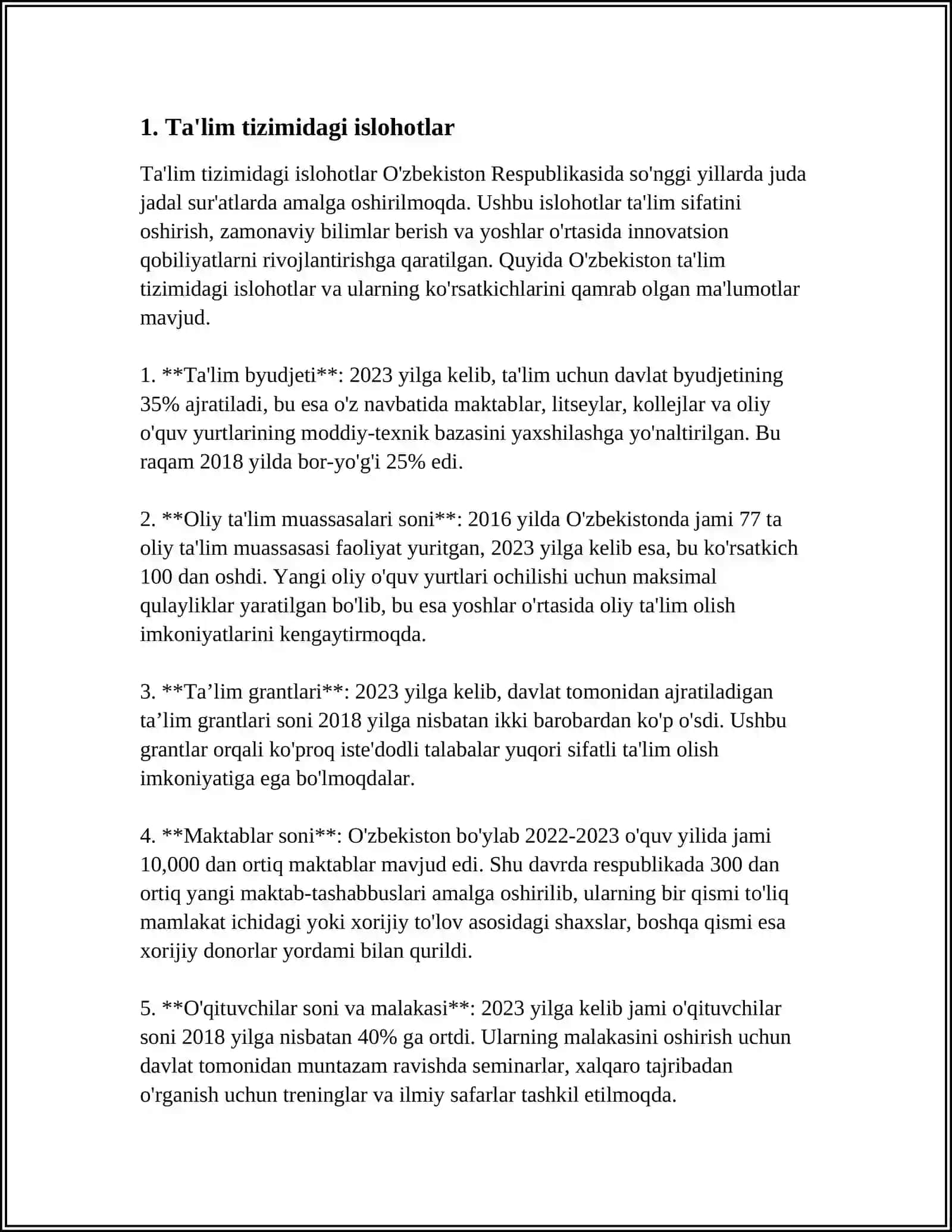 OʻZBEKISTON RESPUBLIKASIDAGI IJTIMOIY OʻZGARISHLAR 4
