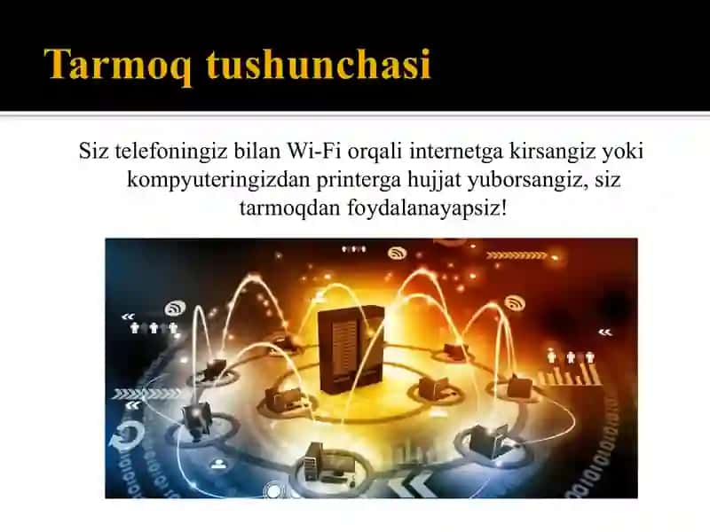 Tarmoq tashkil etish va boshqarishning so'nggi yangiliklari va rivojlanishlari. 4