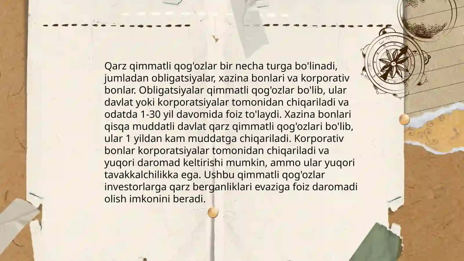 Qarz qimmatli qog'ozlar bilan bog'liq operatsiyalar hisobi 4