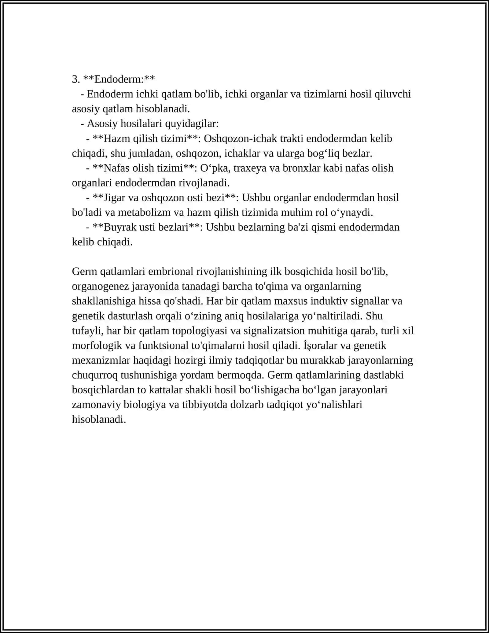 UMURTQALILARDA AʼZOLAR VA AʼZOLAR TIZIMI ONTOFILOGINEZI 4