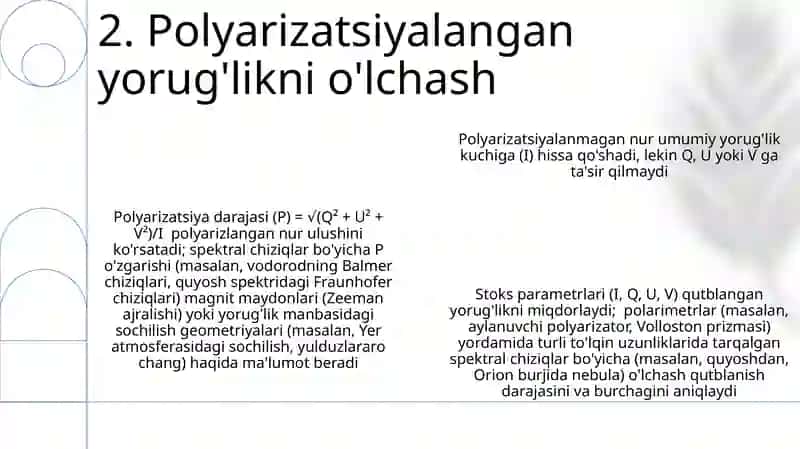 Kombinatsion tarqoq spektrlaridagi qutblangan va qutblanmagan chiziqlar 4