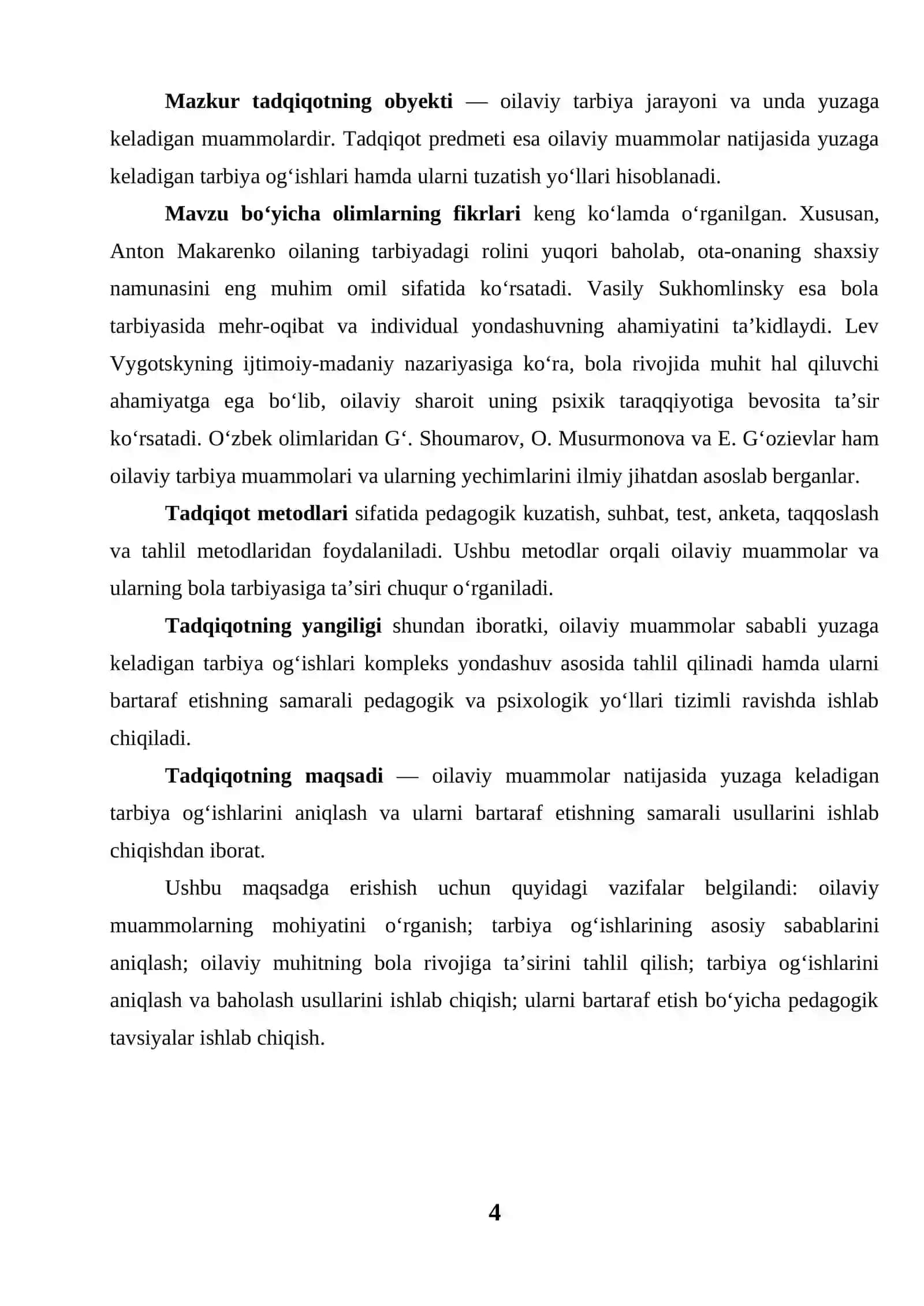 Oilaviy muammolar sababli yuzaga keladigan tarbiya og‘ishlarini tuzatish yo‘llari 4