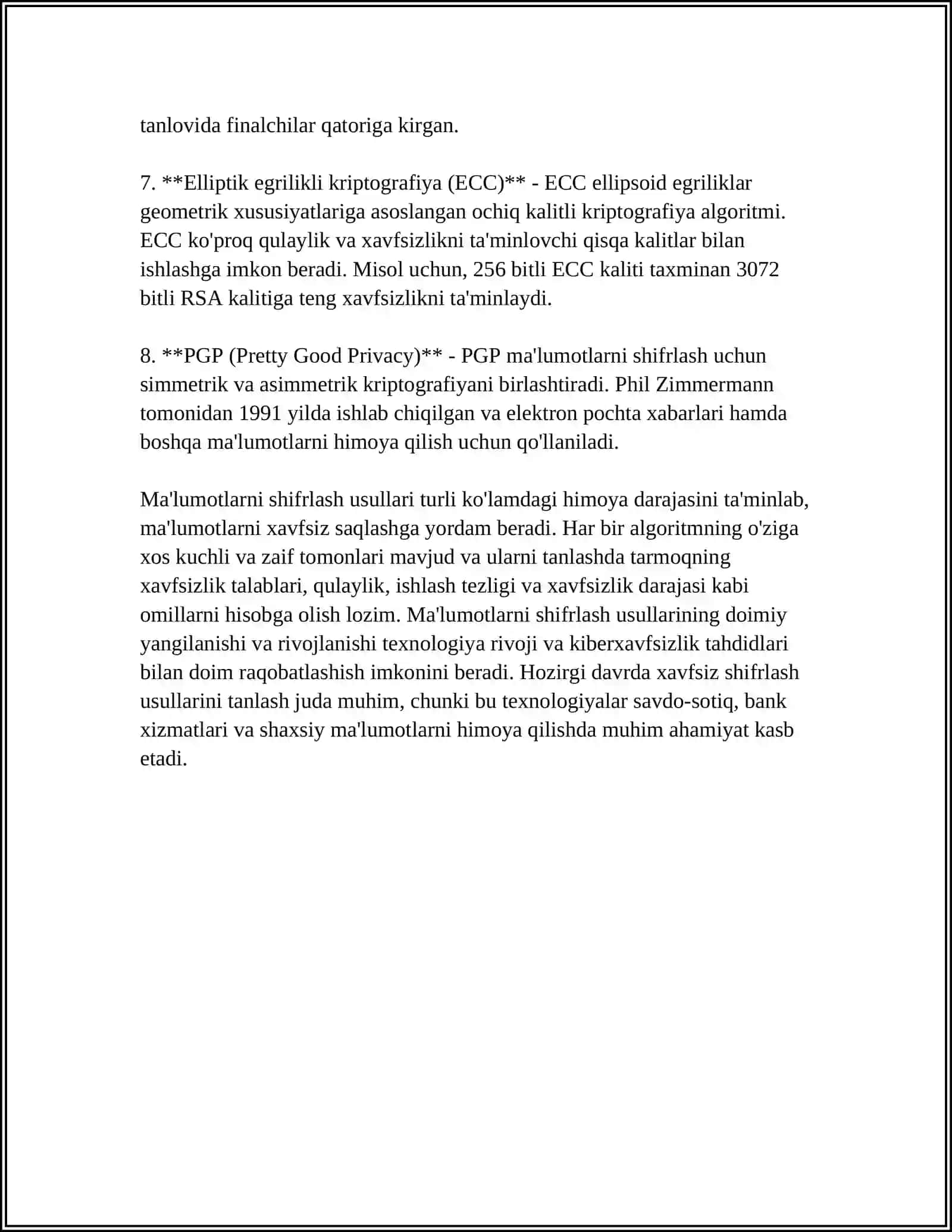 KONFIDENSIAL MA’LUMOTLARNI SAQLASH VA QAYTA ISHLASH 4
