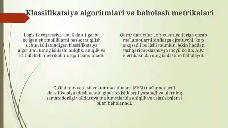 Statistik tasniflash va guruhlash 4