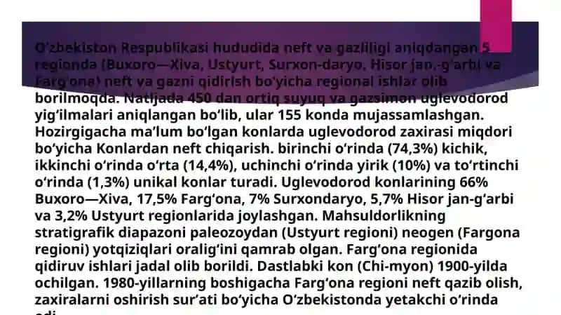 Neft konlarini ishlatish bosqichlarining umumiy tavsifi 4