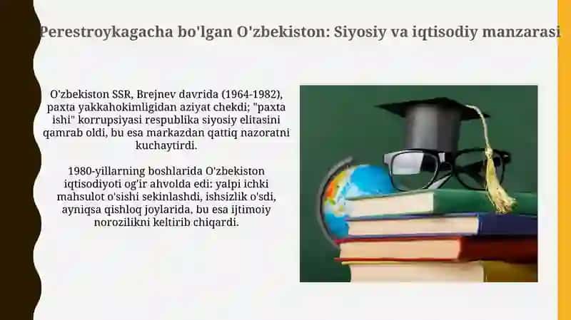 O'zbekistonning ijtimoiy-siyoys vaziyati 4