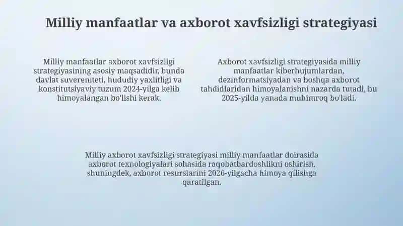 Axborot xavfsizligini ta'minlashning mafkuraviy va nazariy asoslari 4