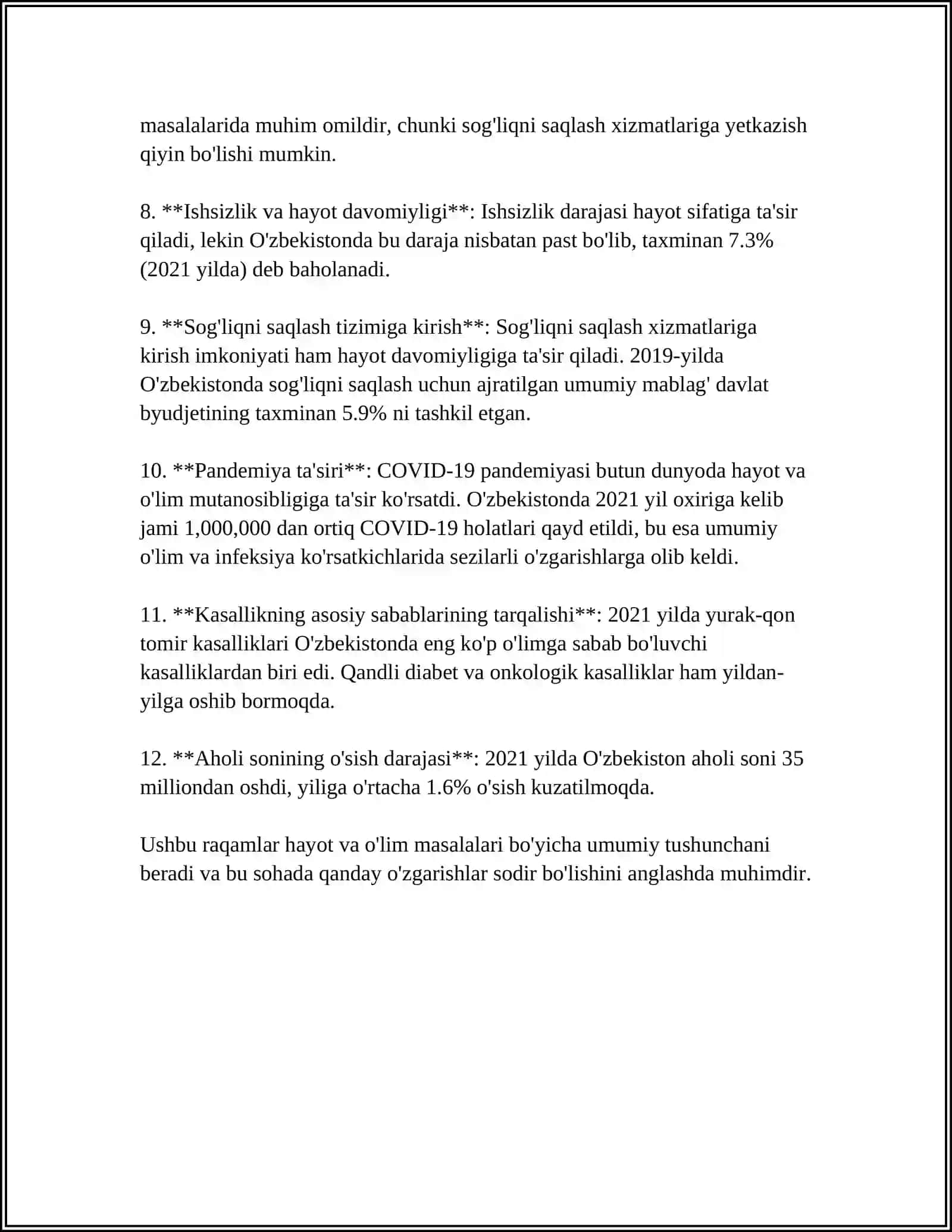 OʻTKIR HOSHIMOVNING "DAFTAR HOSHIYASIDAGI BITIKLAR"ASARI ASOSIDA MUSTAQIL ISH 4