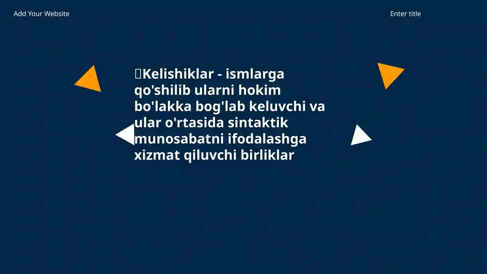 Kelishiklar 4