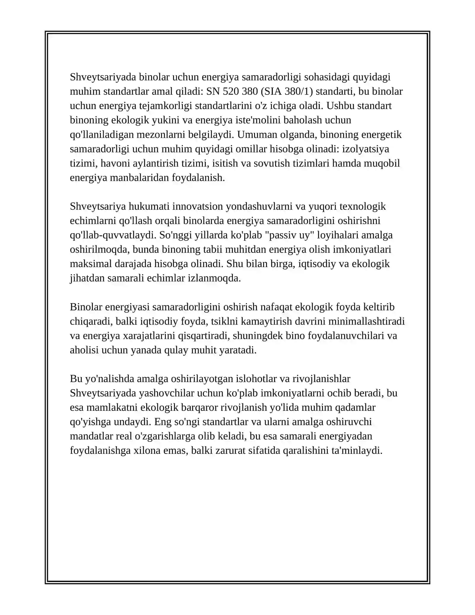 SHVEYTSARIYADA ENERGIYA SAMARADOR BINOLAR SIYOSATI 4