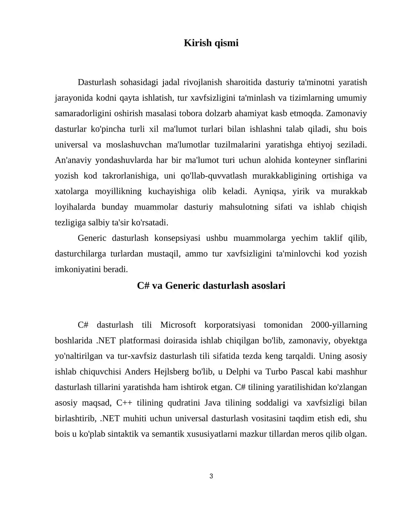 C# tilida generic sinf yordamida universal konteyner dasturi yaratish 4